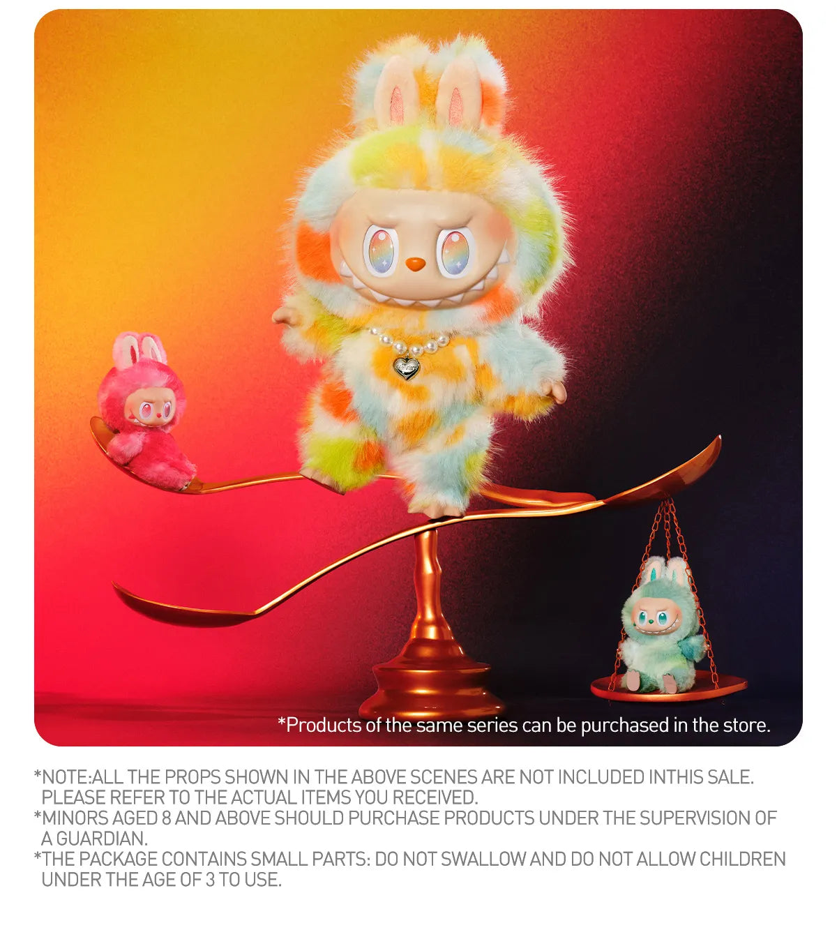 Pop Mart Labubu The Monsters Big into Energy Series Rock The Universe Vinyl Plush Doll