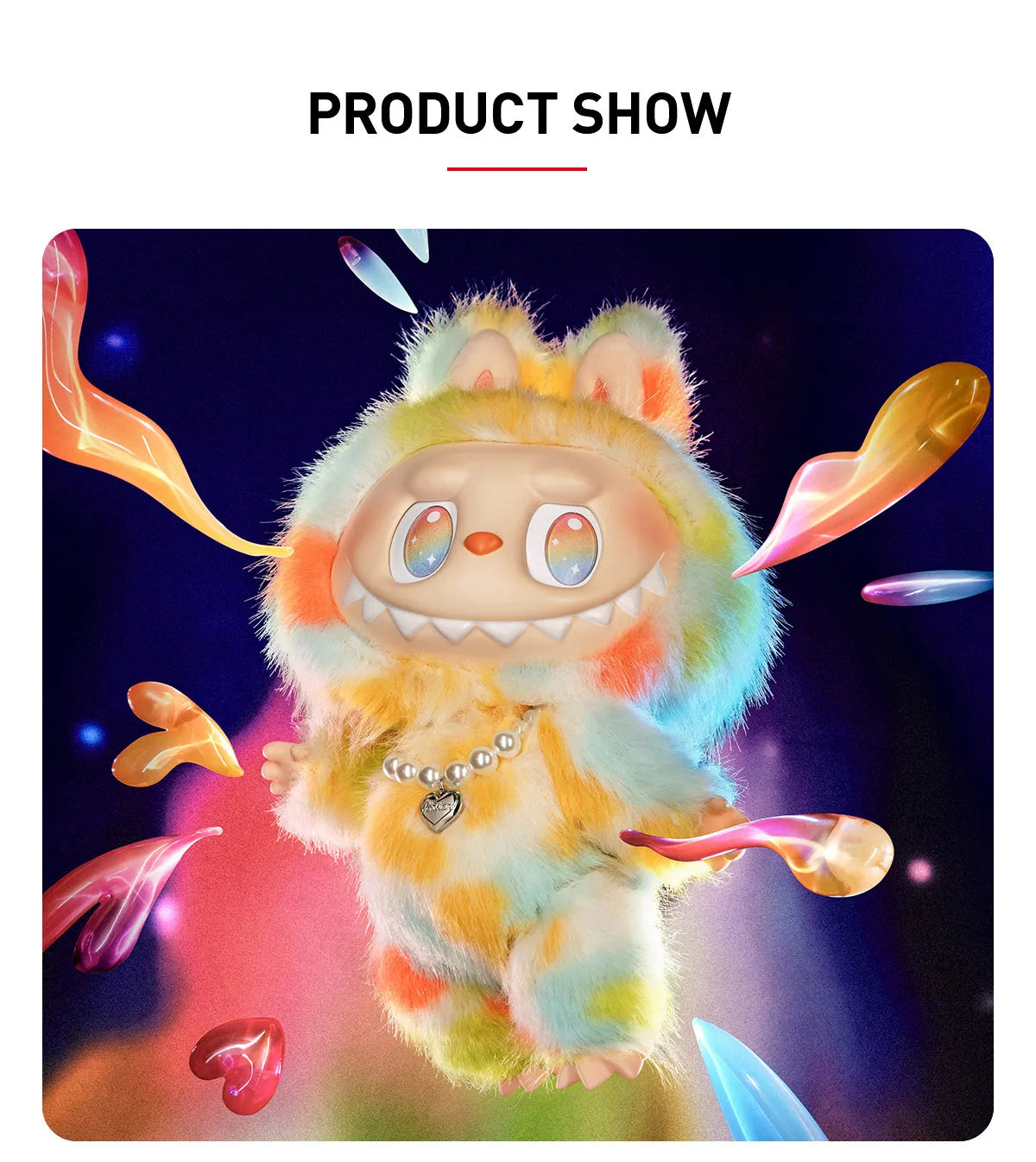 Pop Mart Labubu The Monsters Big into Energy Series Rock The Universe Vinyl Plush Doll