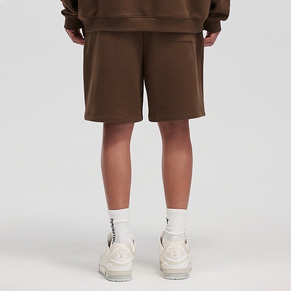 Rass Star Logo Shorts Wood