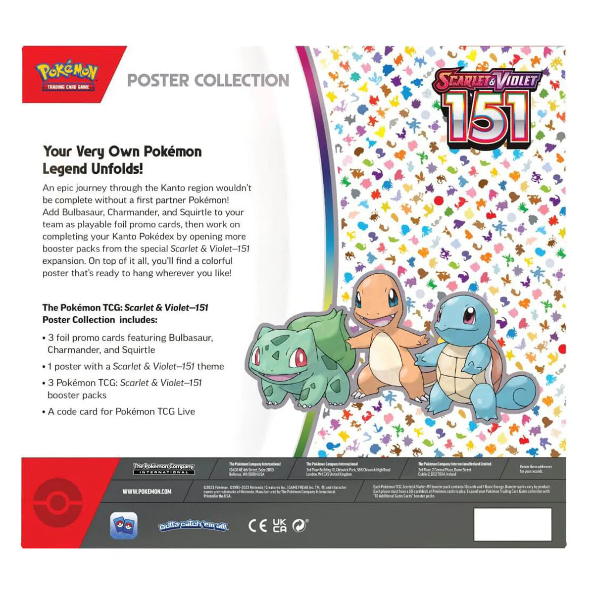 Pokémon TCG Scarlet & Violet—151 Poster Collection