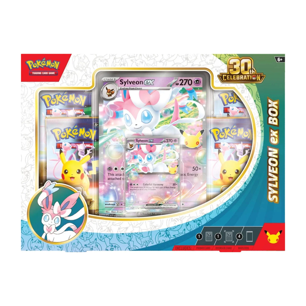 Pokemon TCG 30th Celebration Sylveon ex Box