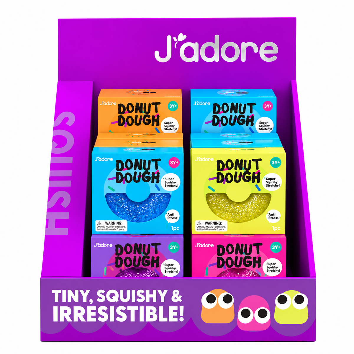 J'adore Donut Dough Squishy Fidget Toy