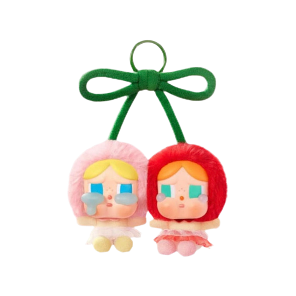 Pop Mart CryBaby Crying For Love Series (Love You Cherry Much) Vinyl Plush Hanging Card