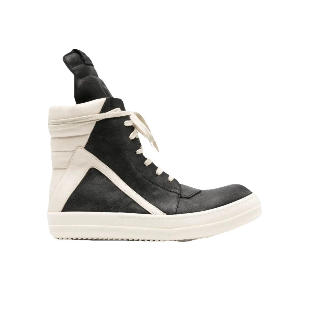 Rick Owens Geobasket high-top leather sneakers Pre-owned EU41