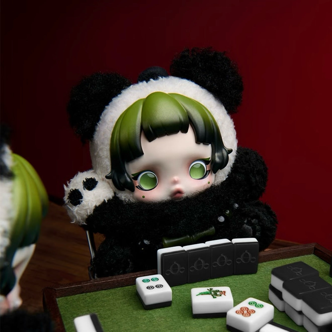 Pop Mart SKULLPANDA Lazy Panda Plush Doll Pendant