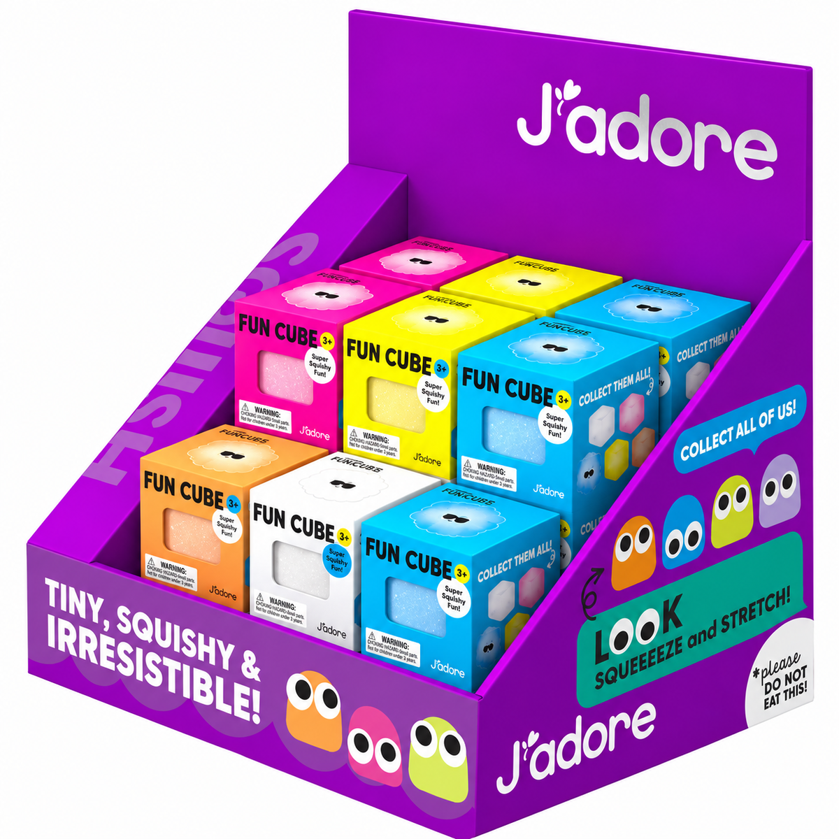 J'adore Fun Cube Squishy
