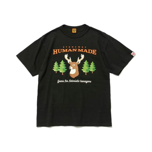 Human Made T Shirt Black Deer