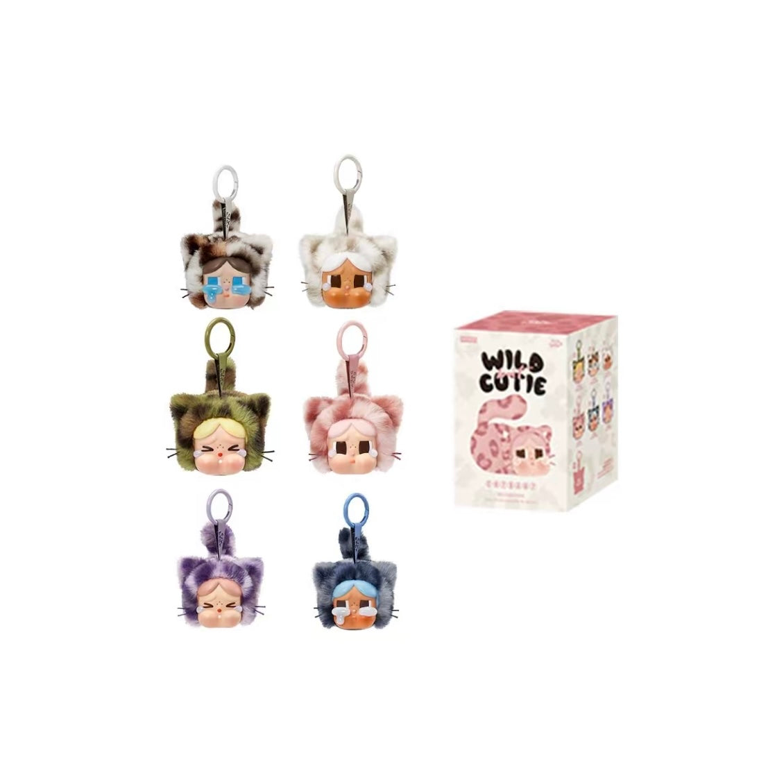 POP MART CRYBABY Wild but Cutie Series Vinyl Plush Pendant Blind Box