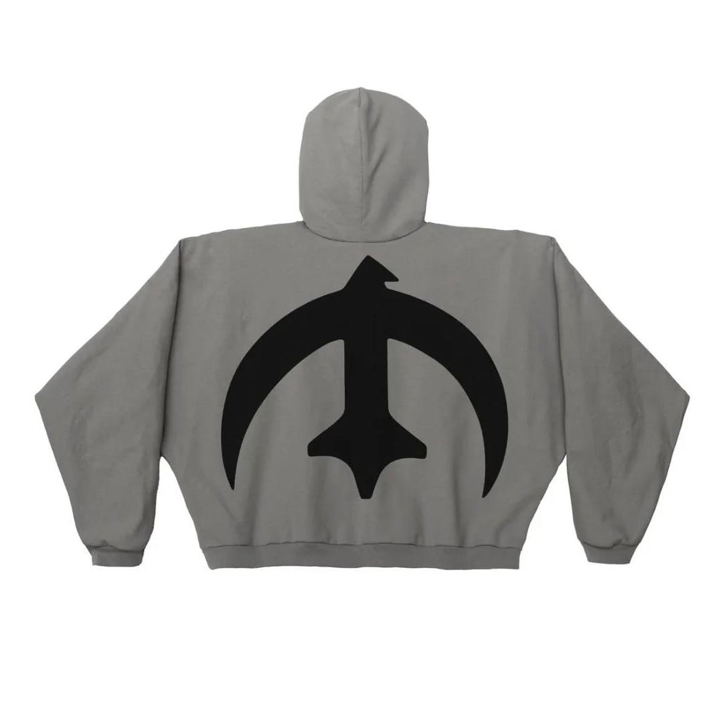 Yeezy HD-01 No Print Hoodie Dark Grey