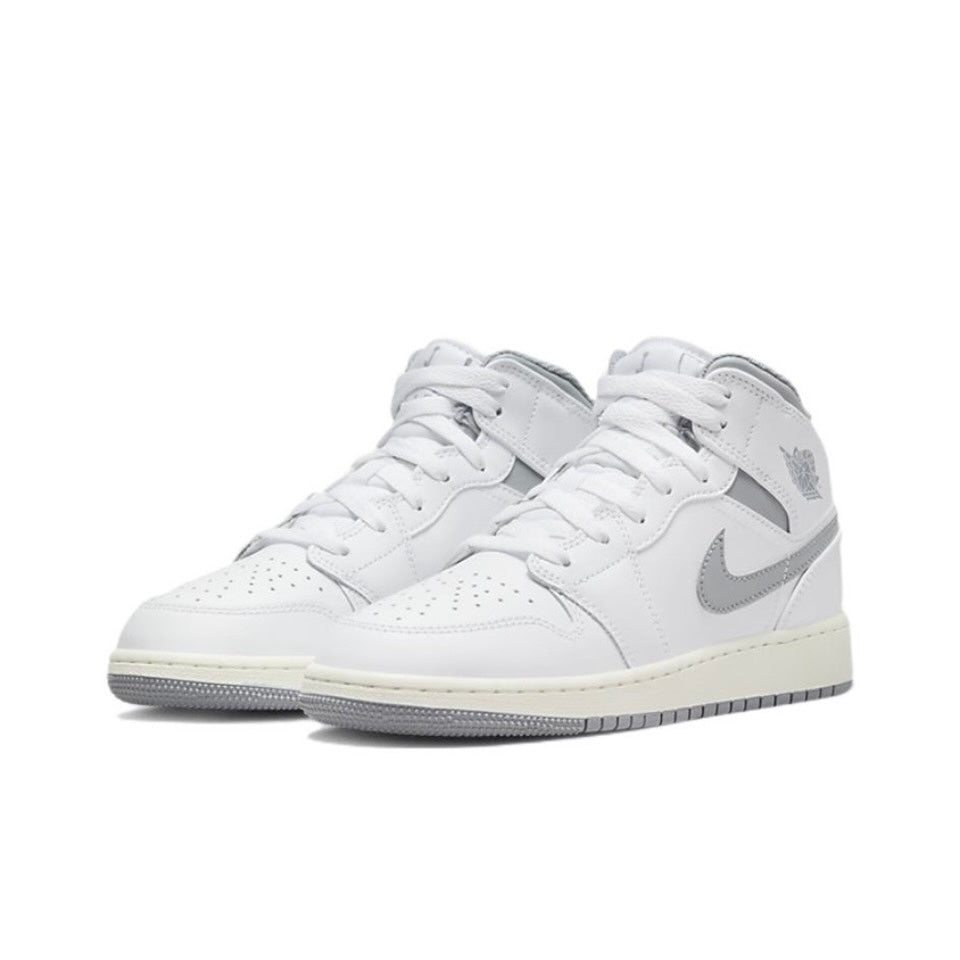 Air Jordan 1 Mid Neutral Grey (GS)