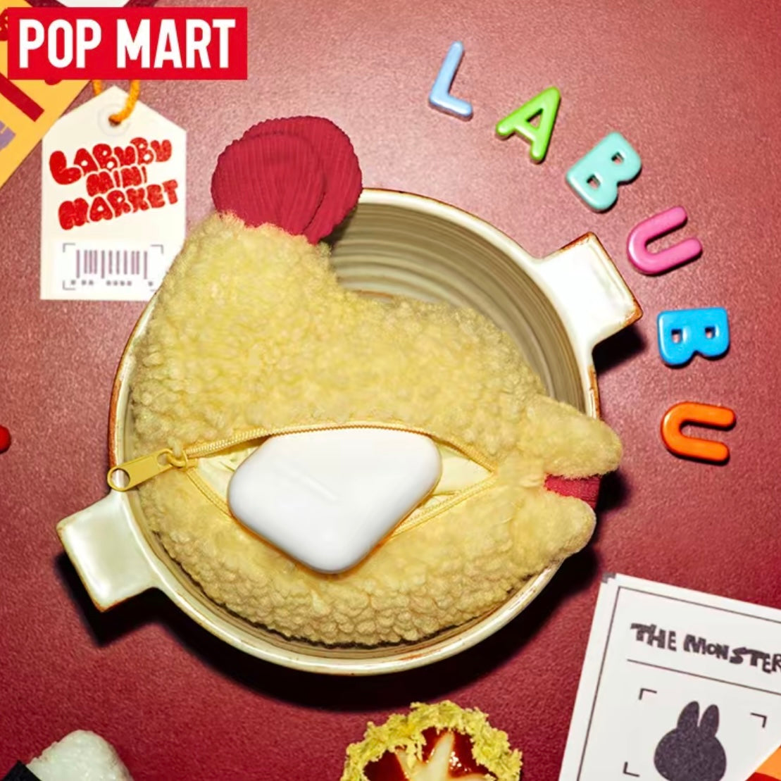Pop Mart Labubu The Monsters Wacky Mart Series Earphone Case Tempura Pendant