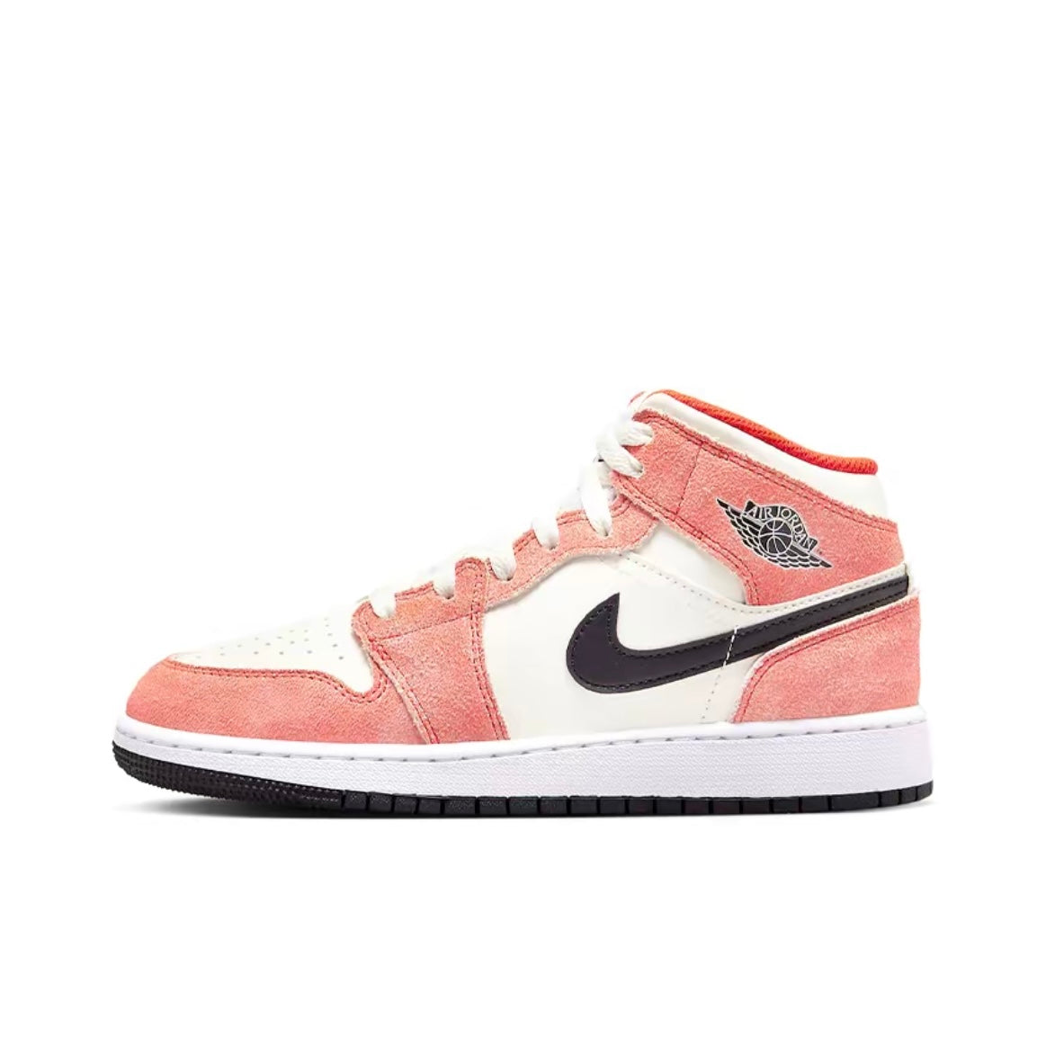 Jordan 1 Mid SE Orange Suede (GS)