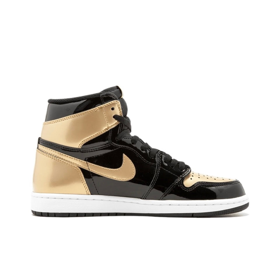 Jordan 1 Retro High NRG Patent Gold Toe