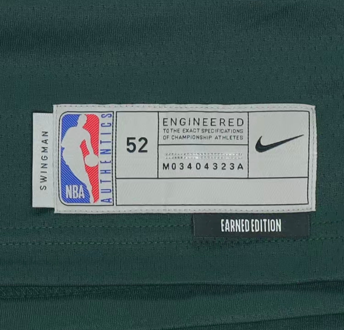 Nike Jayson Tatum 20-21 Season Boston Celtics NBA Jersey