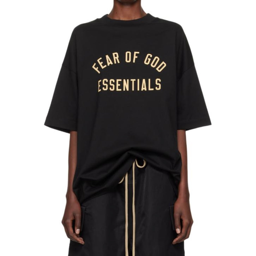 Fear of God Essentials Jersey Crewneck Tee Black