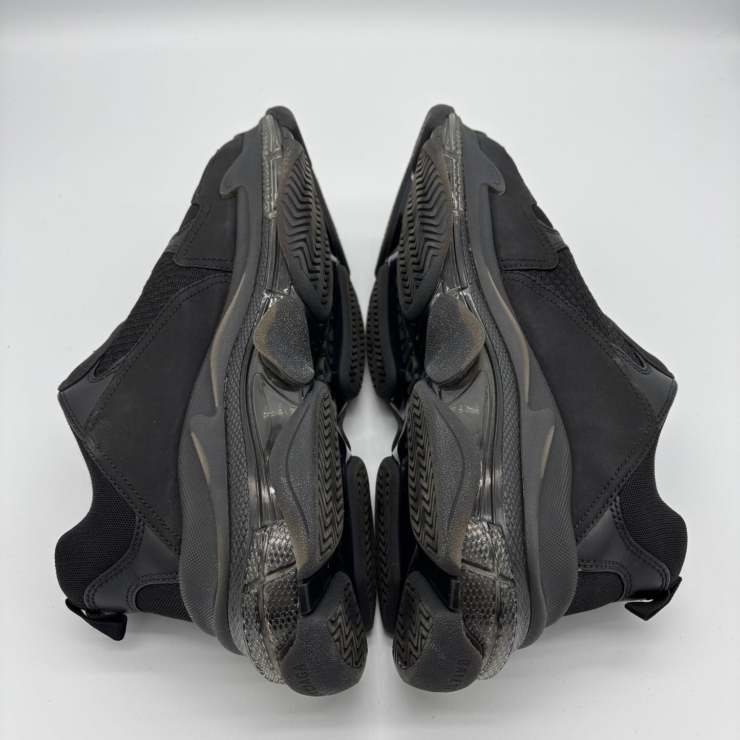Balenciaga Triple S Clear Sole Black Pre-Owned EUR45