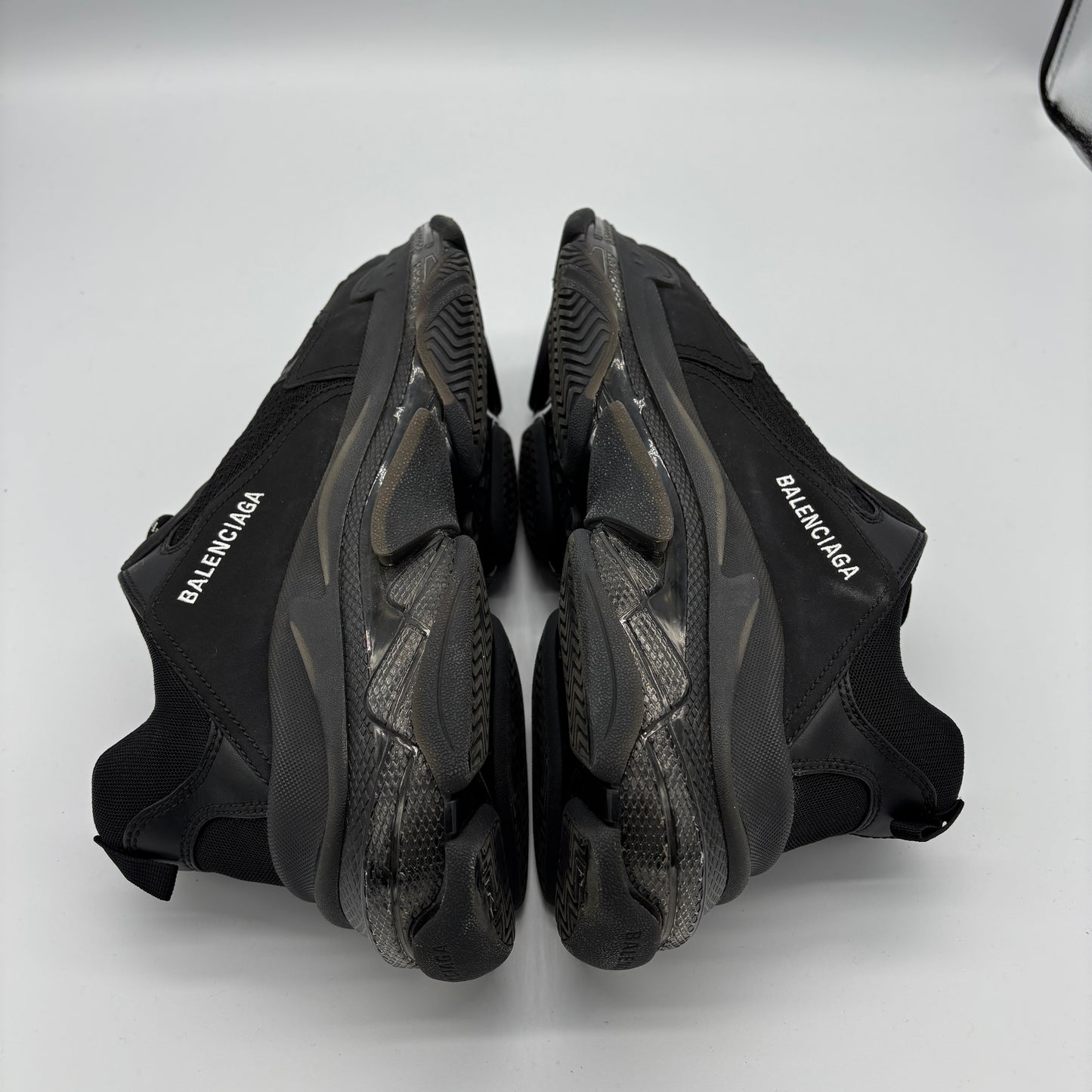 Balenciaga Triple S Clear Sole Black Pre-Owned EUR45
