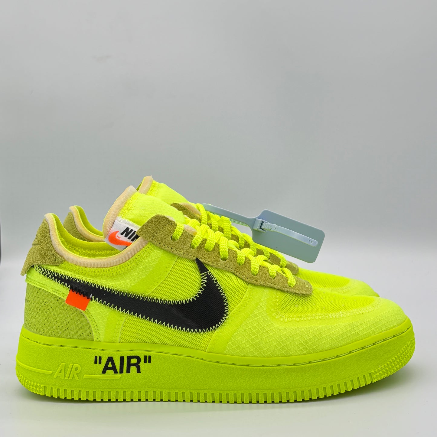 Nike Air Force 1 Low Off-White Volt Pre-Owned US9