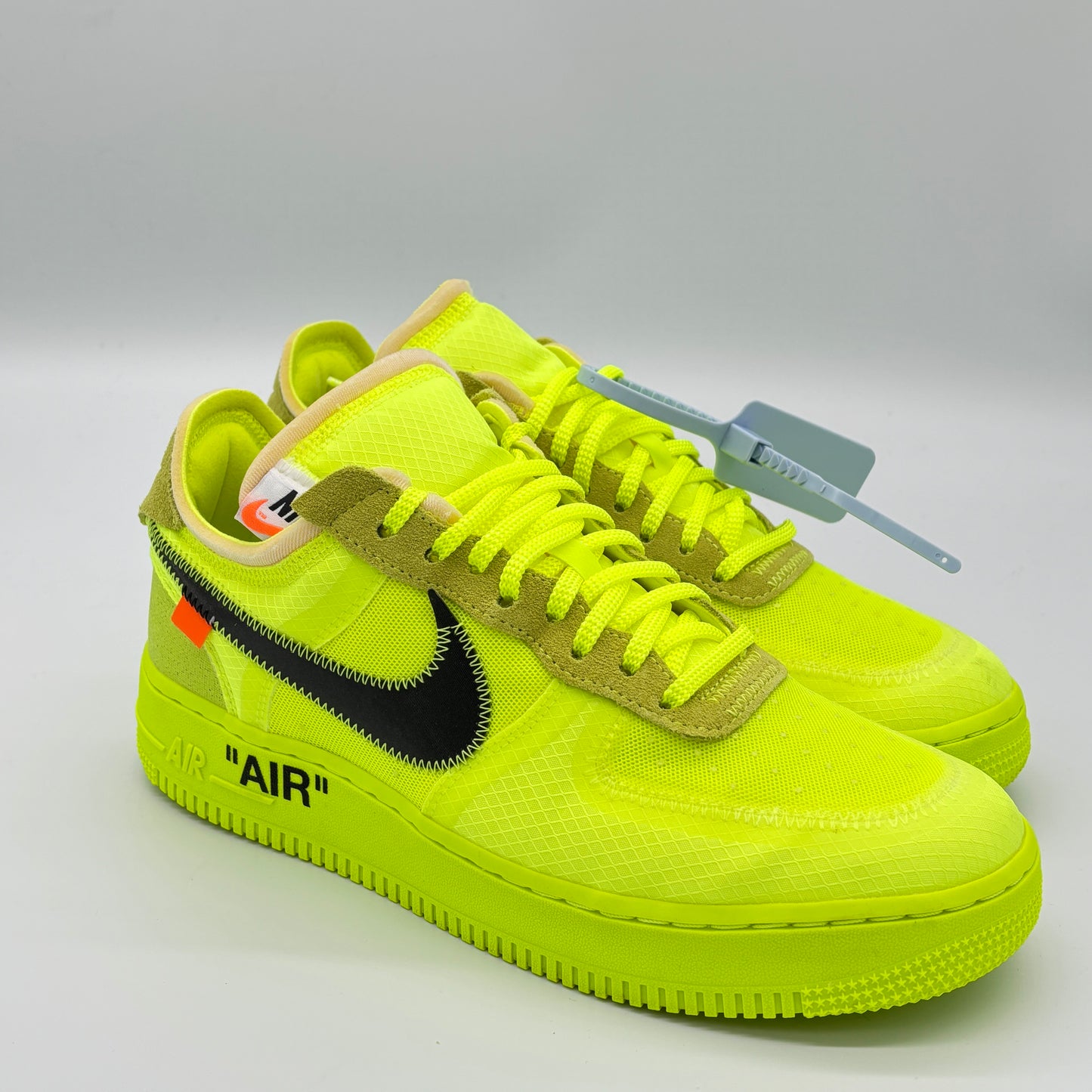 Nike Air Force 1 Low Off-White Volt Pre-Owned US9