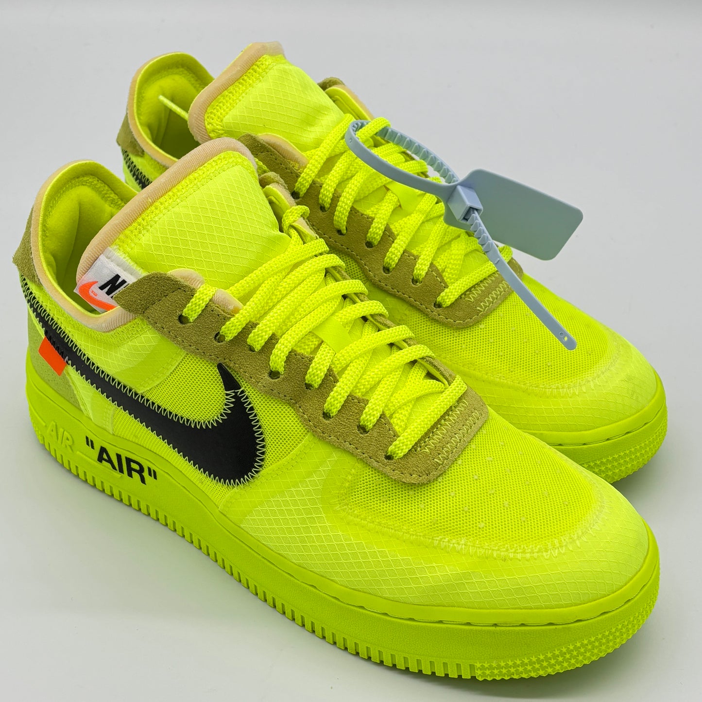 Nike Air Force 1 Low Off-White Volt Pre-Owned US9