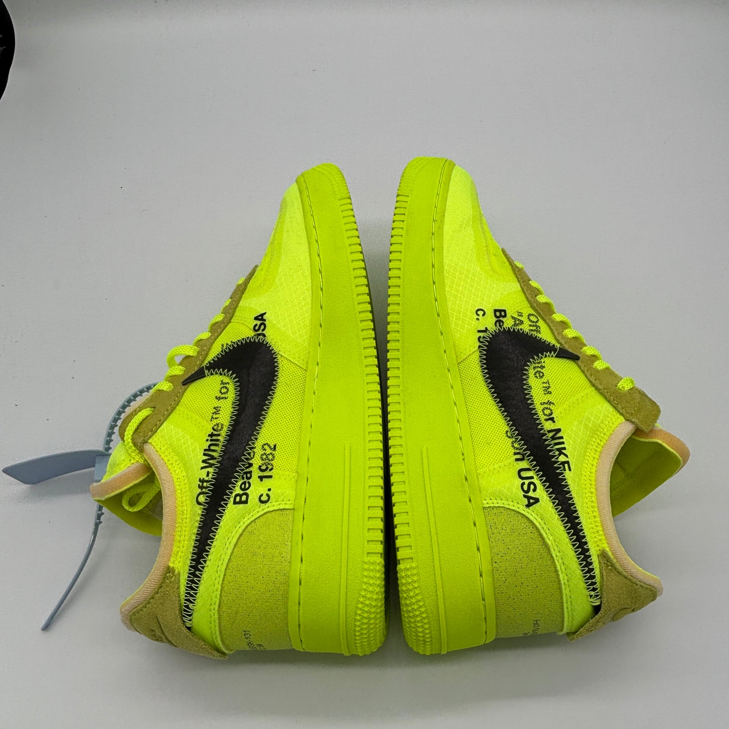 Nike Air Force 1 Low Off-White Volt Pre-Owned US9