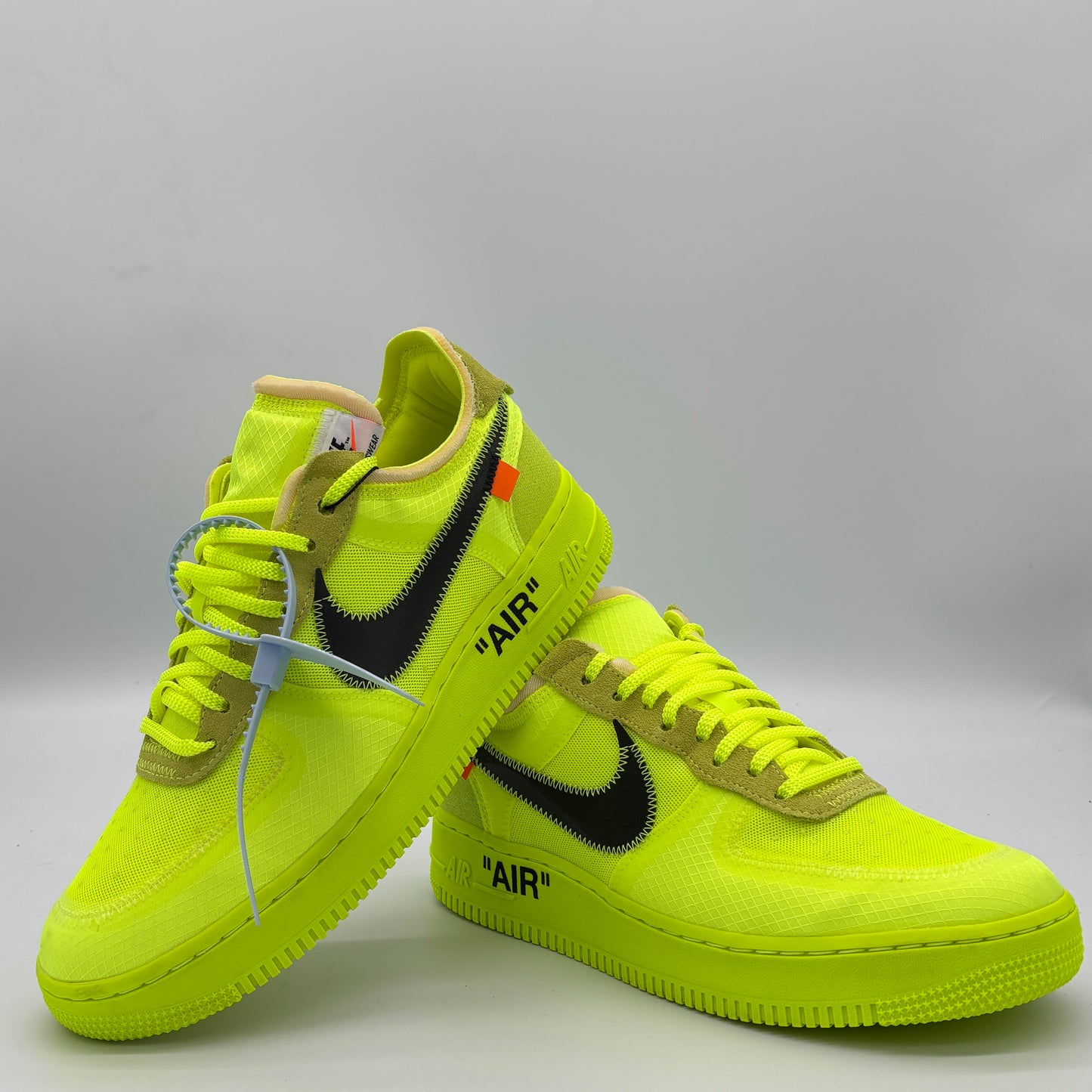 Nike Air Force 1 Low Off-White Volt Pre-Owned US9