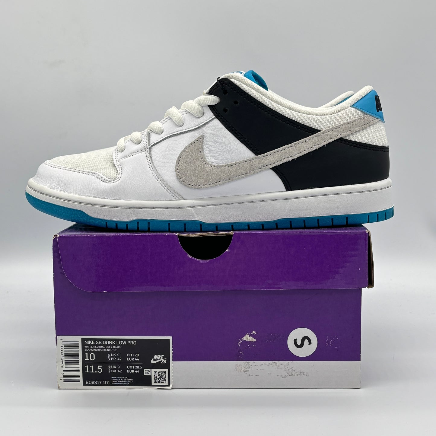 Nike SB Dunk Low Laser Blue Pre-owned US 10.