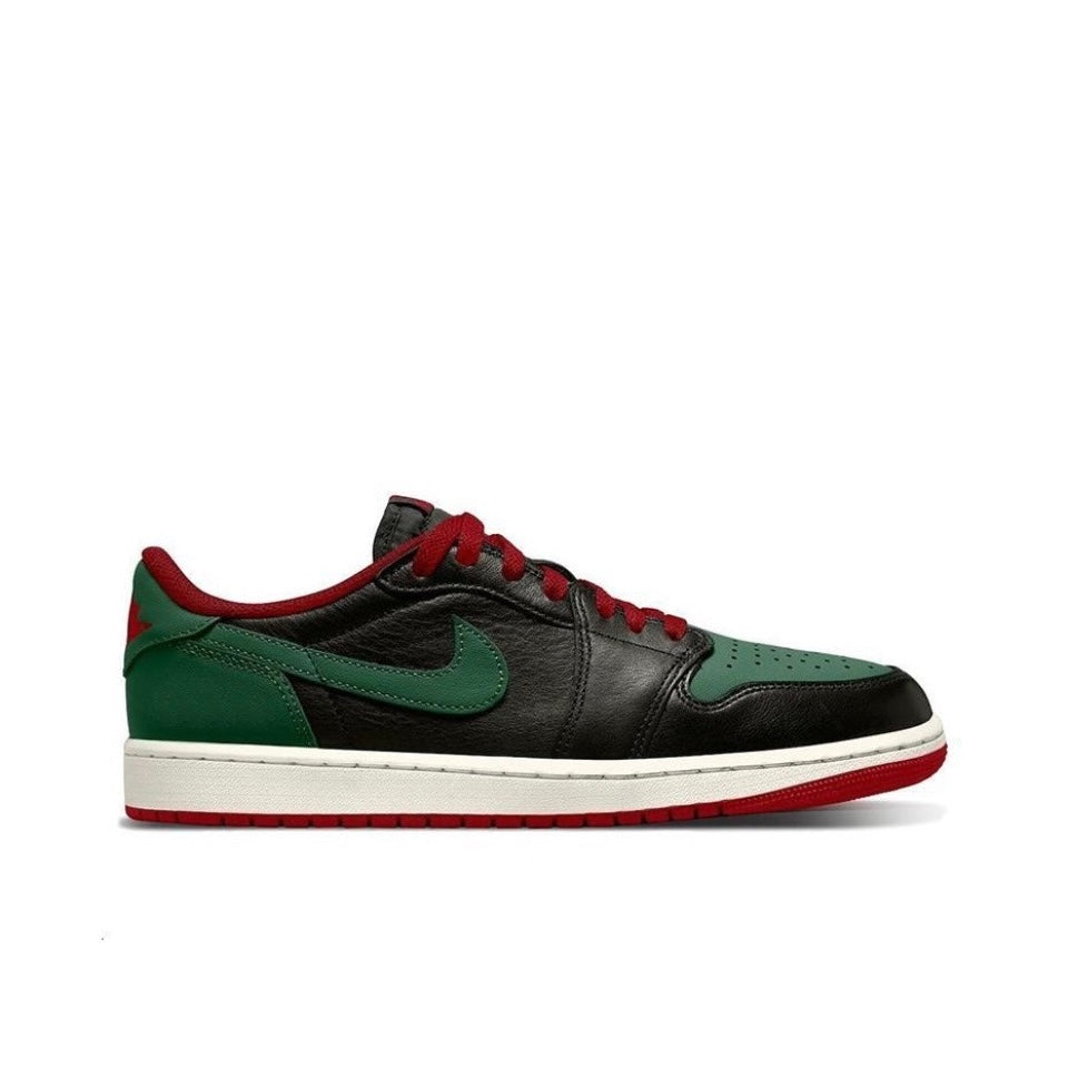 Air Jordan 1 Low OG "Black/Gorge Green"