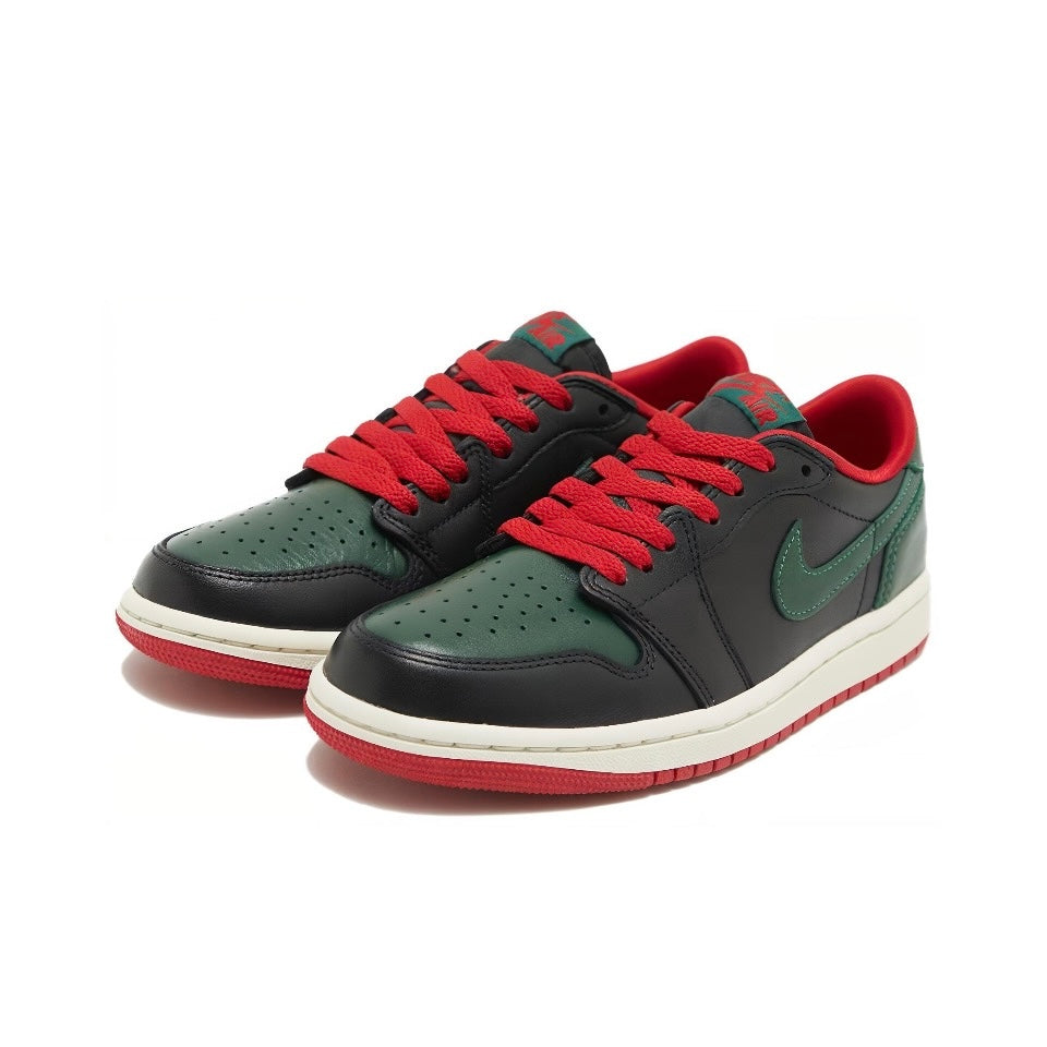 Air Jordan 1 Low OG "Black/Gorge Green"