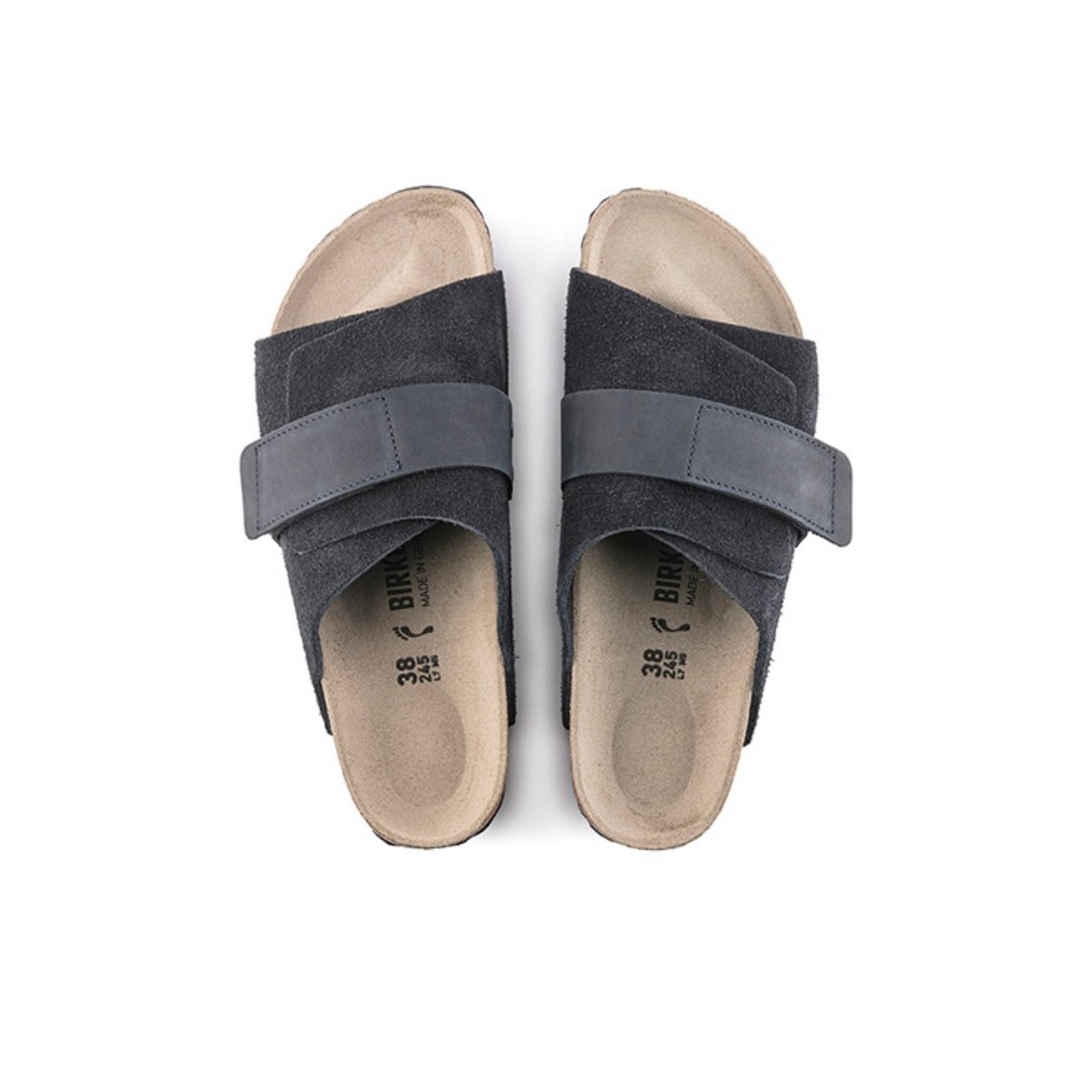 Birkenstock Kyoto Nubuck Suede Midnight Navy