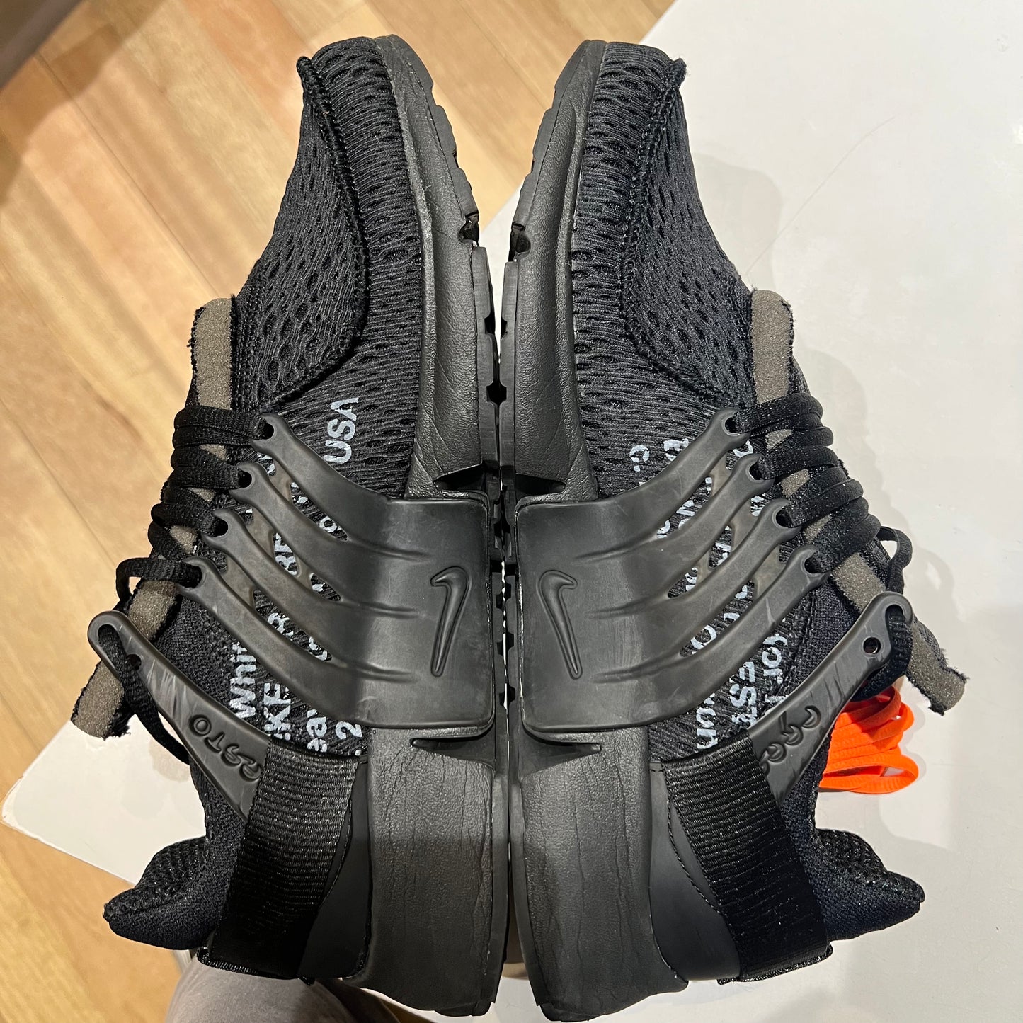 Nike Air Presto Off-White Black (2018) pre-owned US10