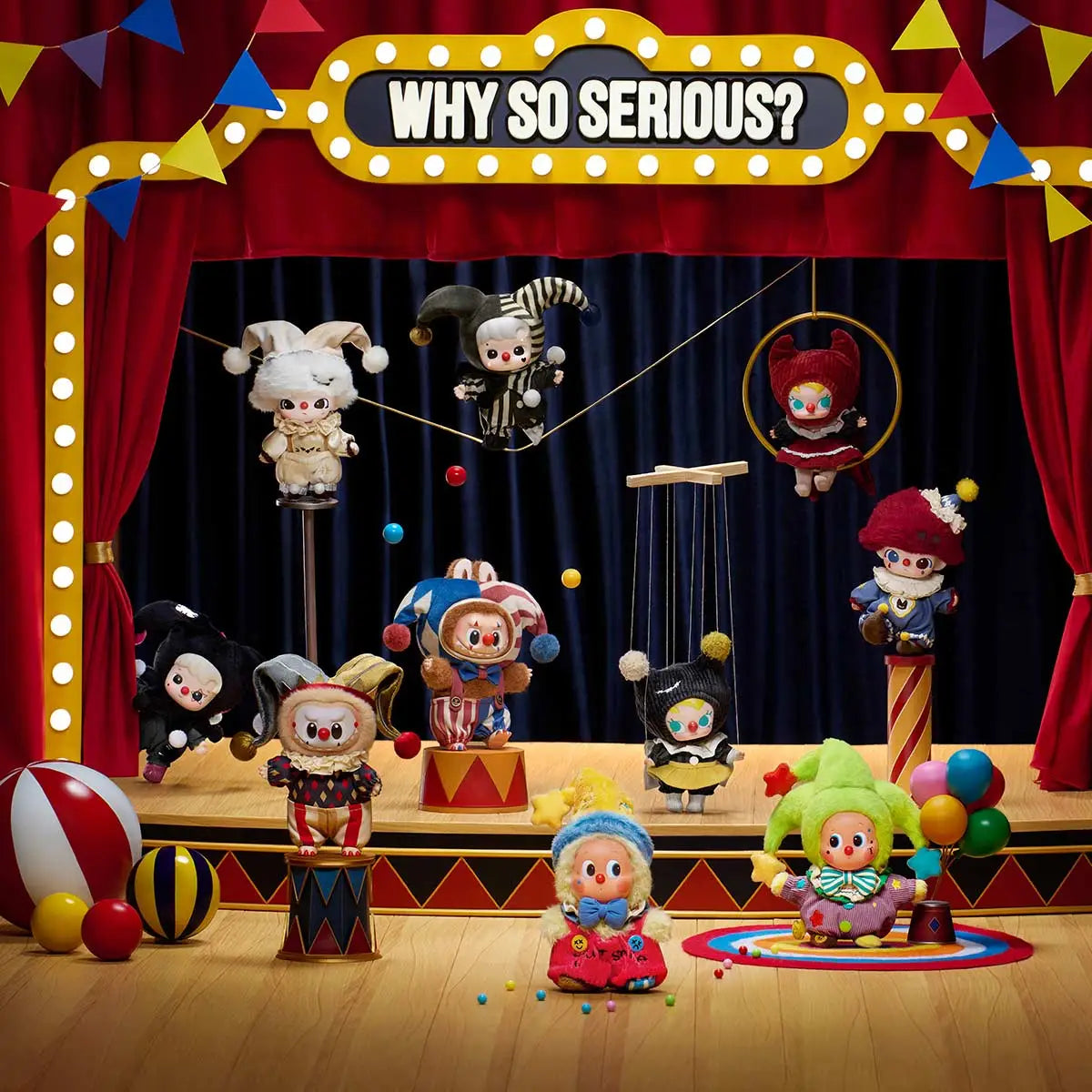 Pop Mart WHY SO SERIOUS Series-Vinyl Plush Pendant Blind Box
