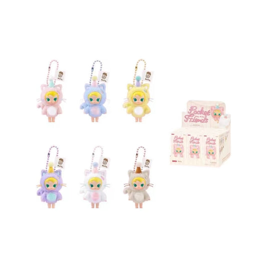 Pop Mart Baby Molly Pocket Friends Series Vinyl Plush Pendant Sealed Case  (Single Blind Box)