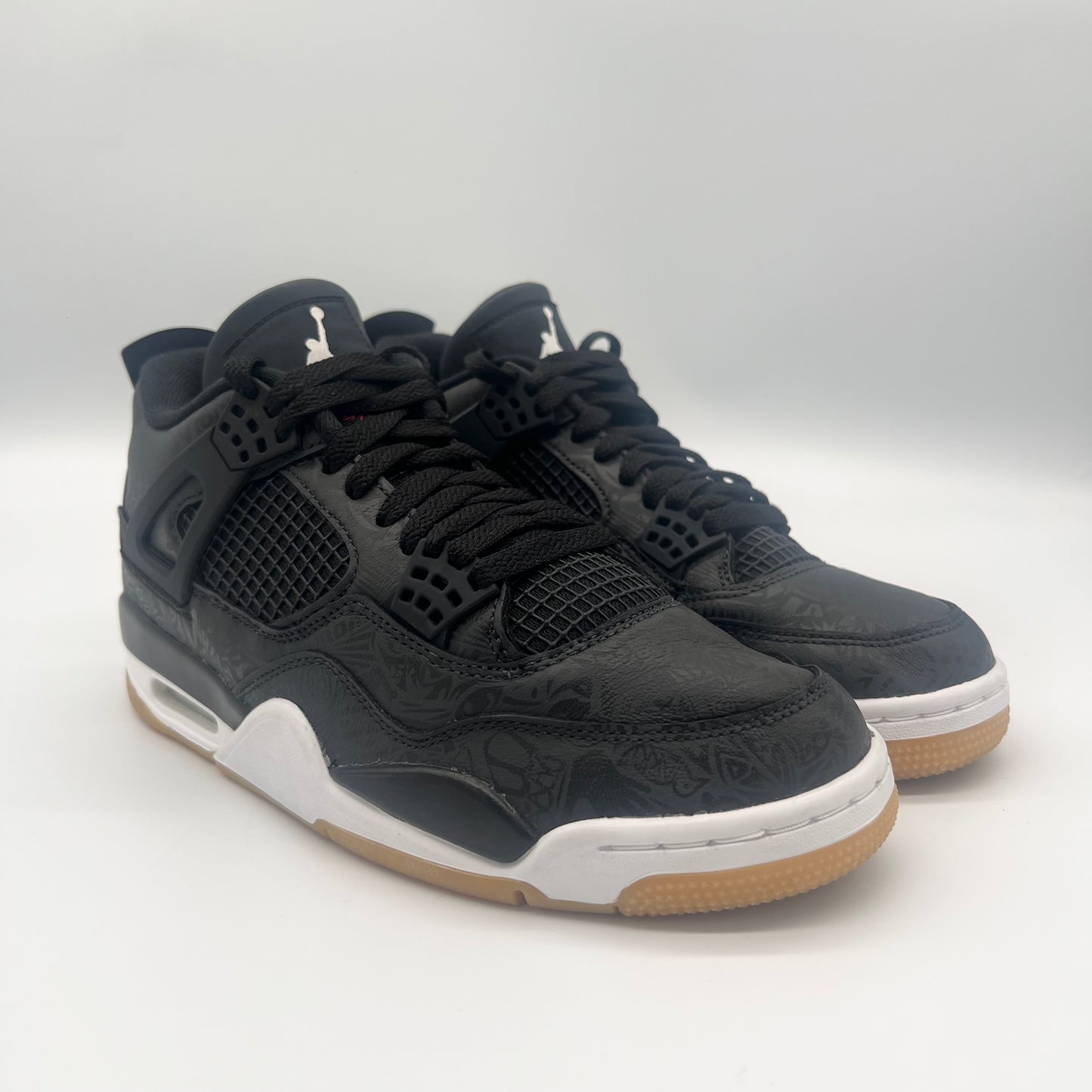 Jordan 4 Retro Laser Black Gum Pre-owned US9