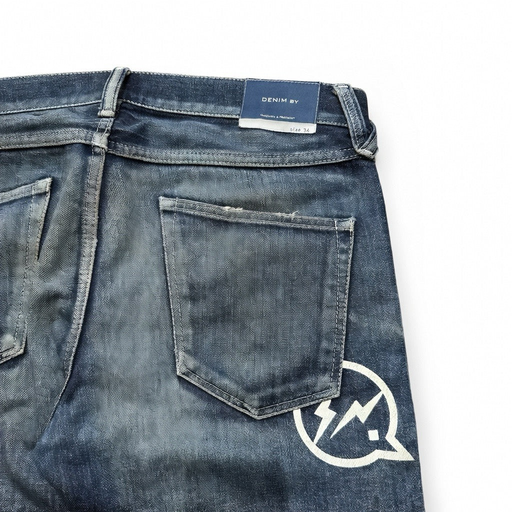 Fragment Design x Vanquish Denim Cropped Jeans