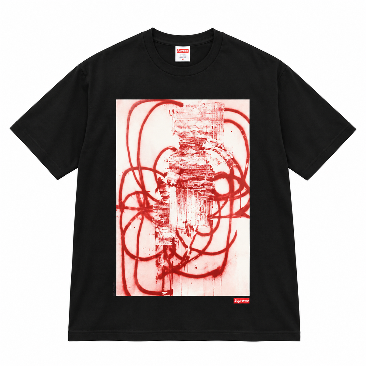 Supreme Christopher Wool 2001 Tee Black (21FW)