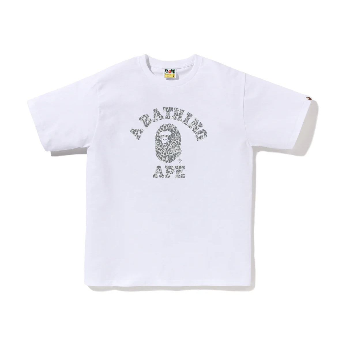 BAPE Wild Leopard Pattern College Tee