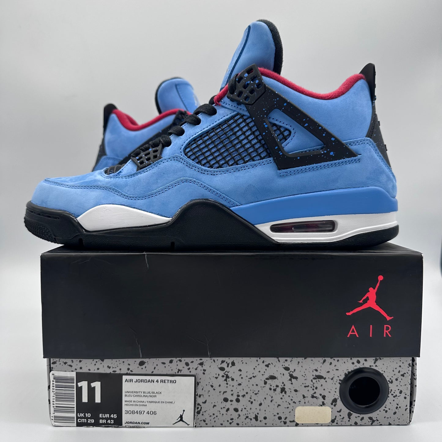 Jordan 4 Retro Travis Scott Cactus Jack Pre-owned US11