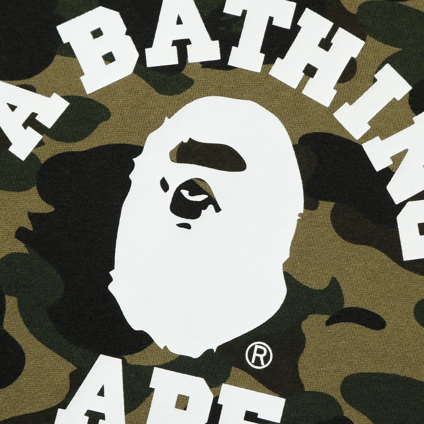 BAPE 1st Camo College Pullover Hoodie