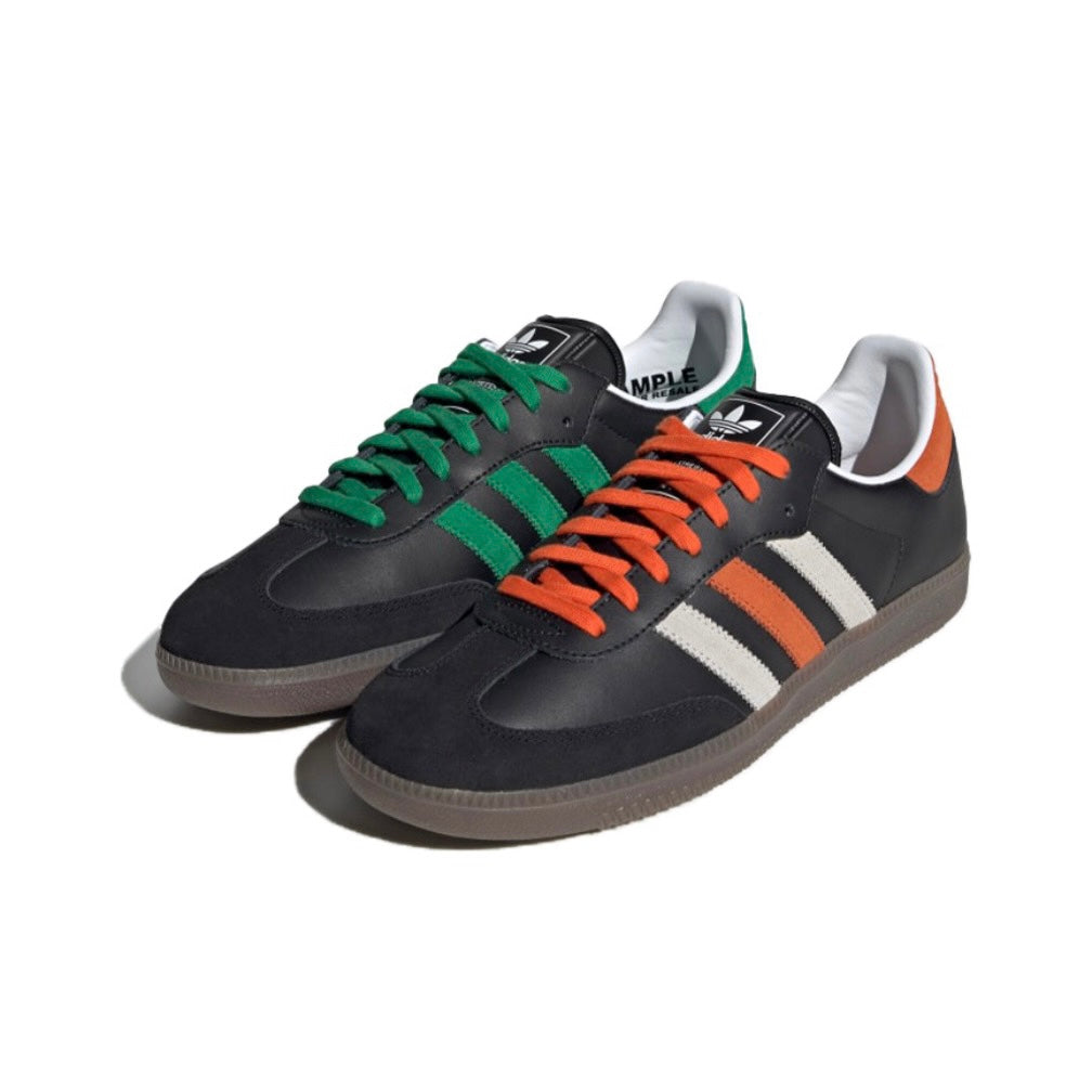 adidas Samba Core Black Orange Green