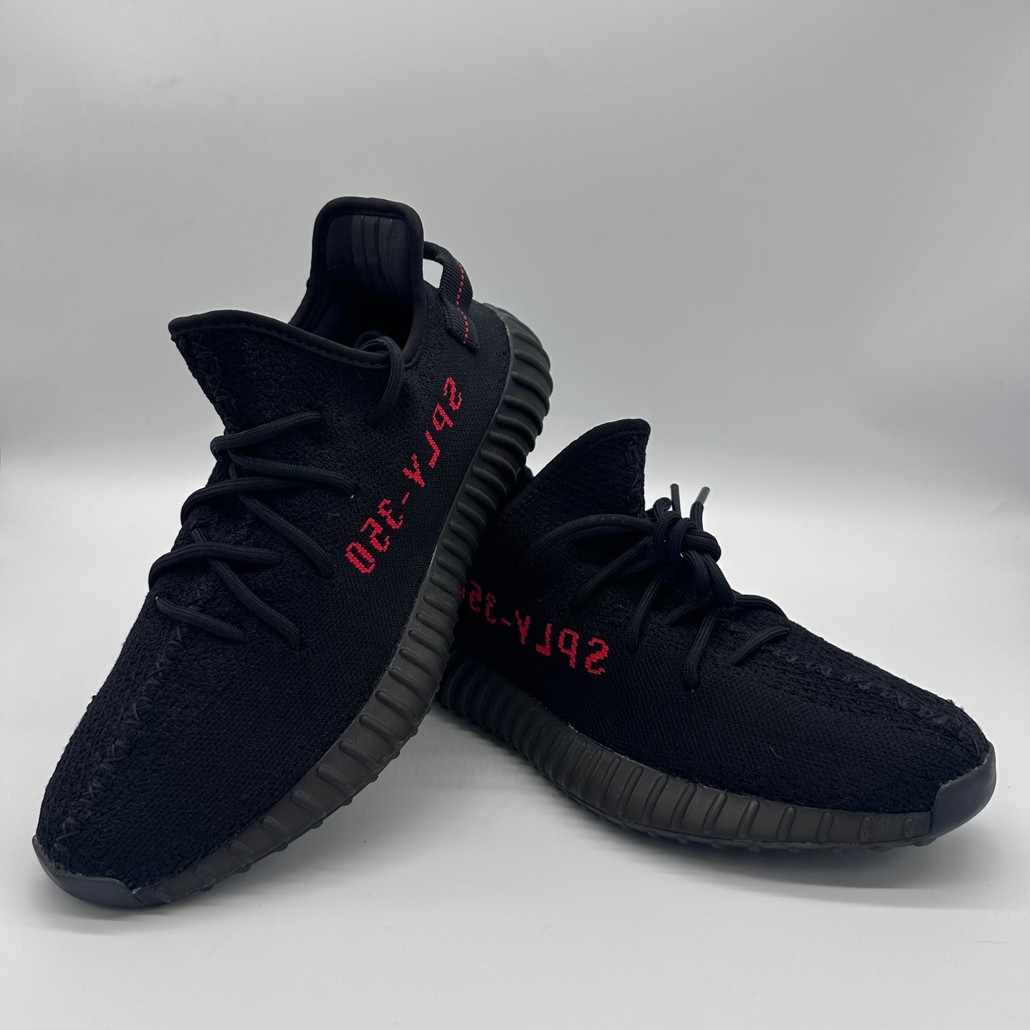 adidas Yeezy Boost 350 V2 Black Red Bred (2020) pre-owned US10