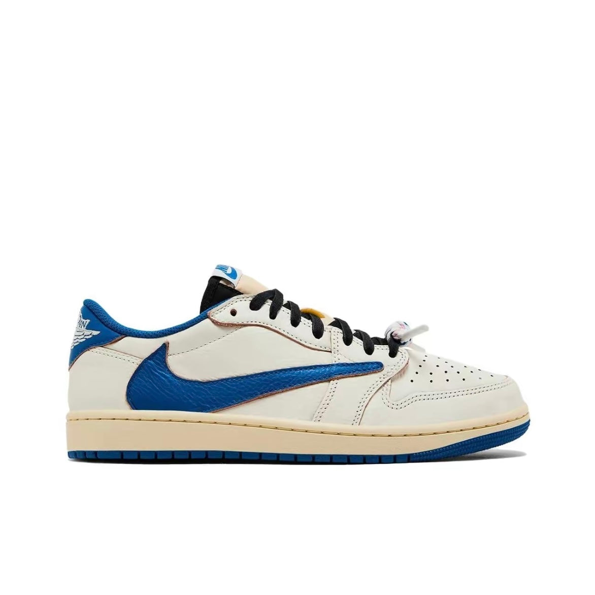 Jordan 1 Retro Low OG SP Fragment x Travis Scott Sail Military Blue