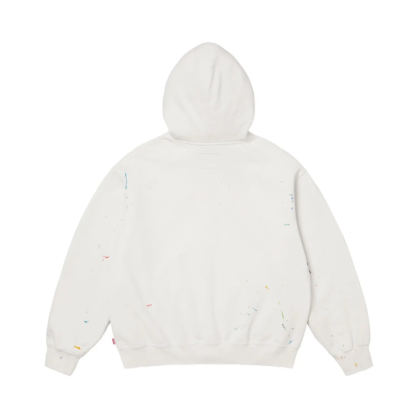 Supreme x MM6 Maison Margiela Box Logo Zip Up Hooded Sweatshirt — White (SS26)