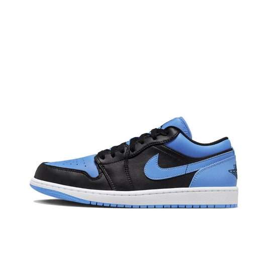 Jordan 1 Low Black University Blue Brand New No Box