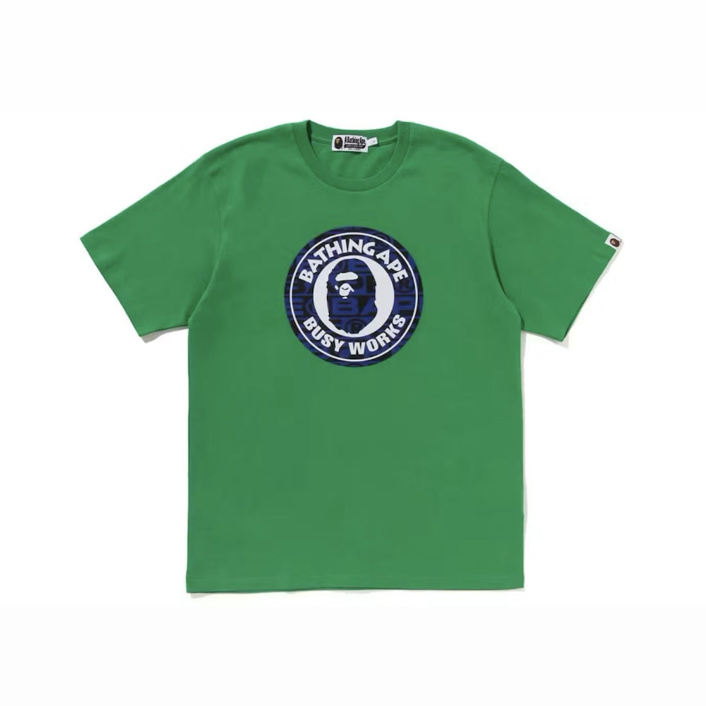 BAPE Lux Sport Pattern Busy Works Tee (Green)