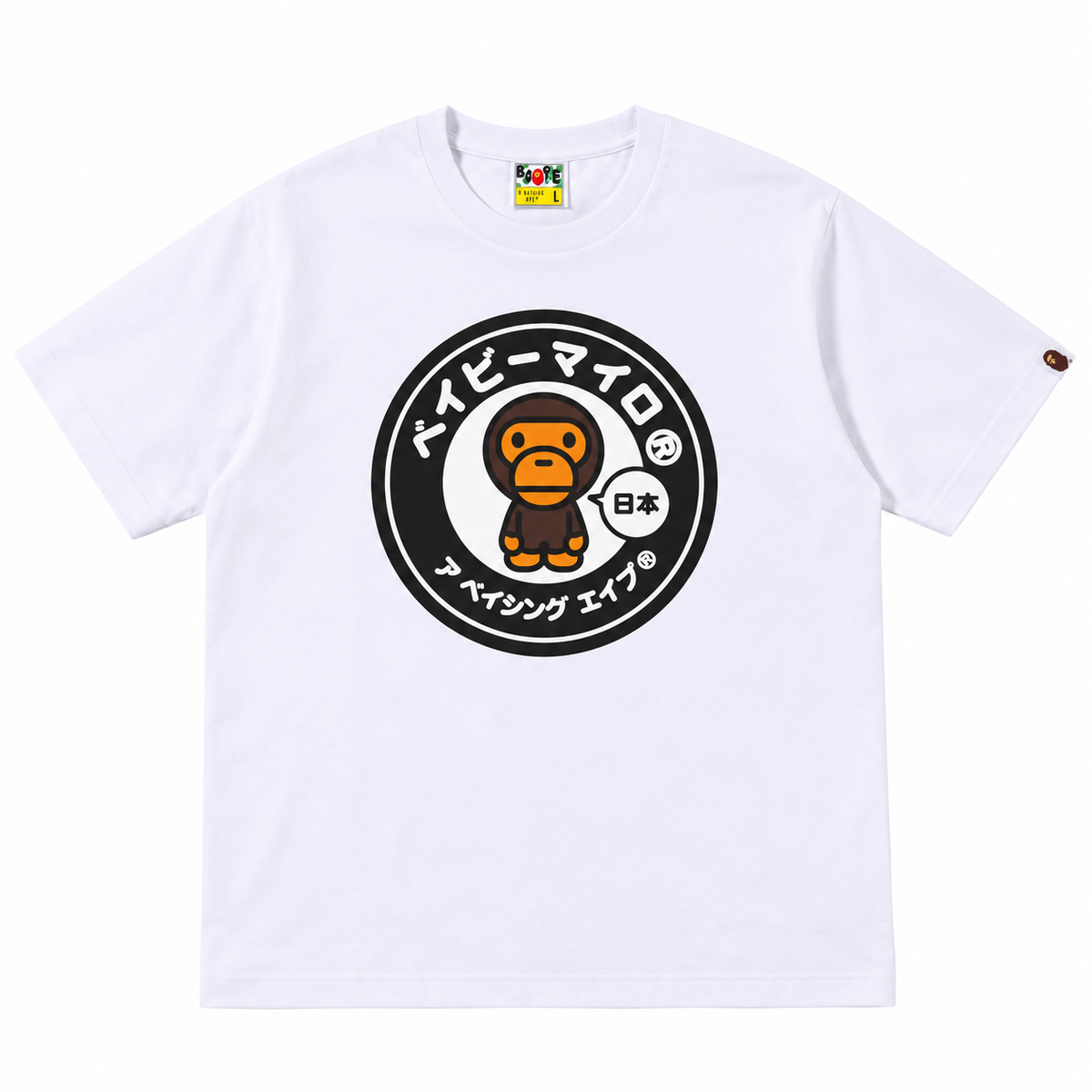 BAPE Japan Exclusive Baby Milo Tee White product photo
