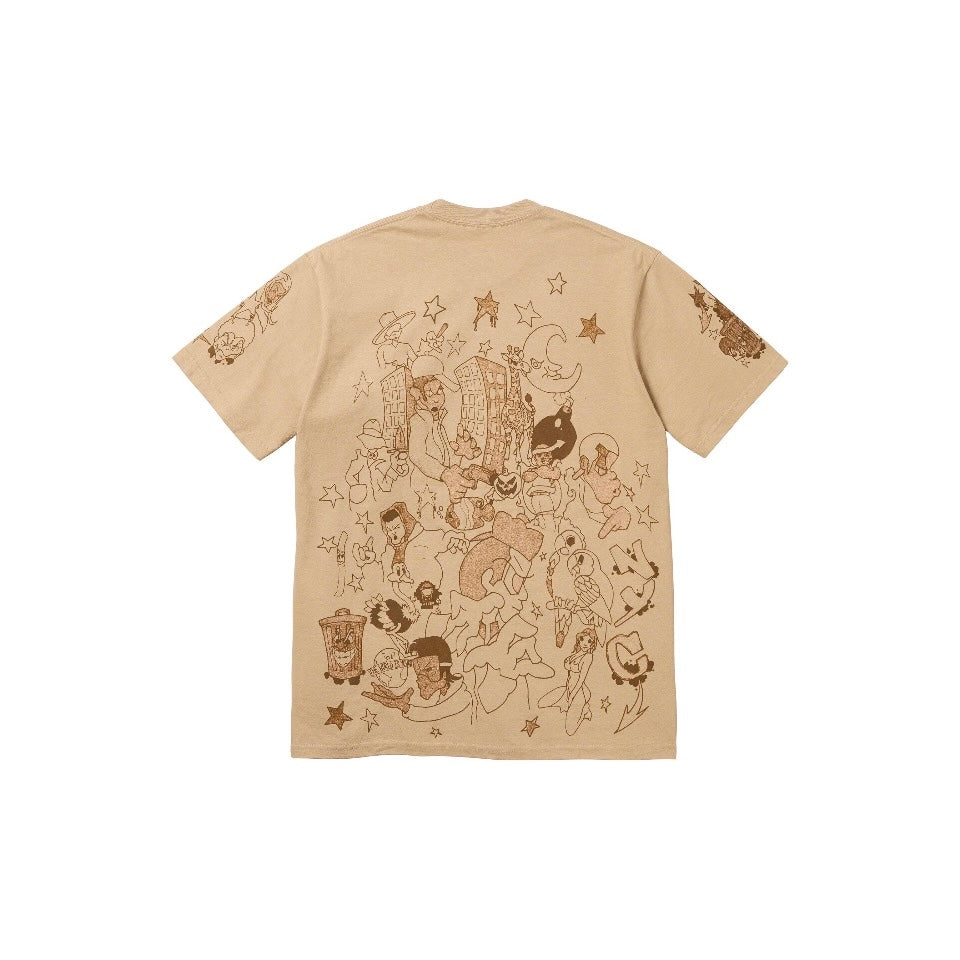 Supreme Downtown Tee Khaki