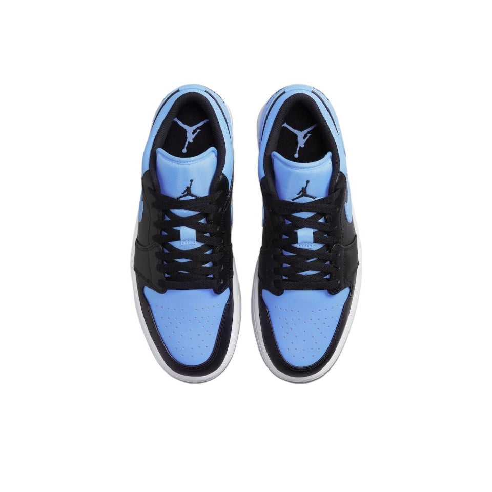 Jordan 1 Low Black University Blue Brand New No Box