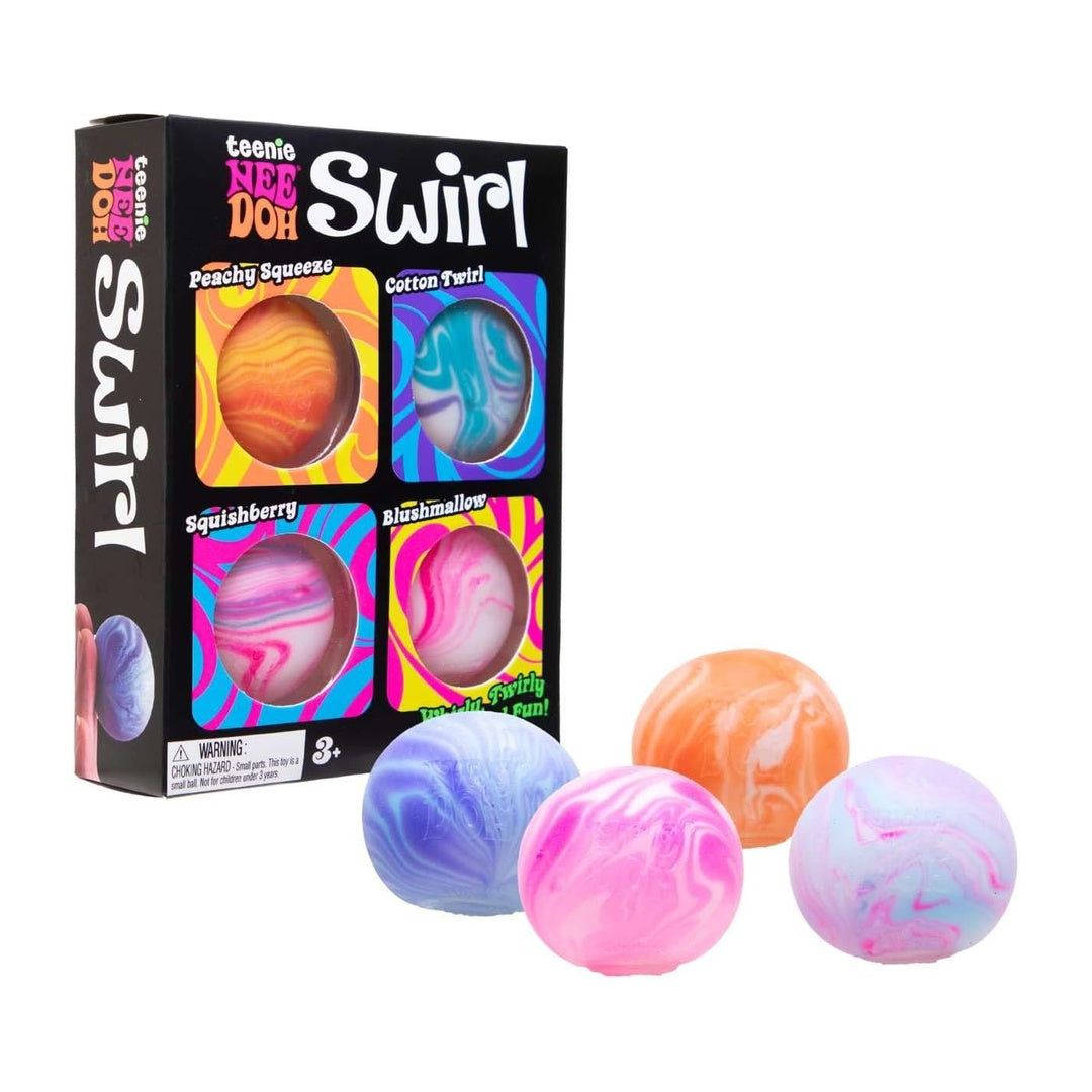 NeeDoh Swirl Teenie 4-Pack