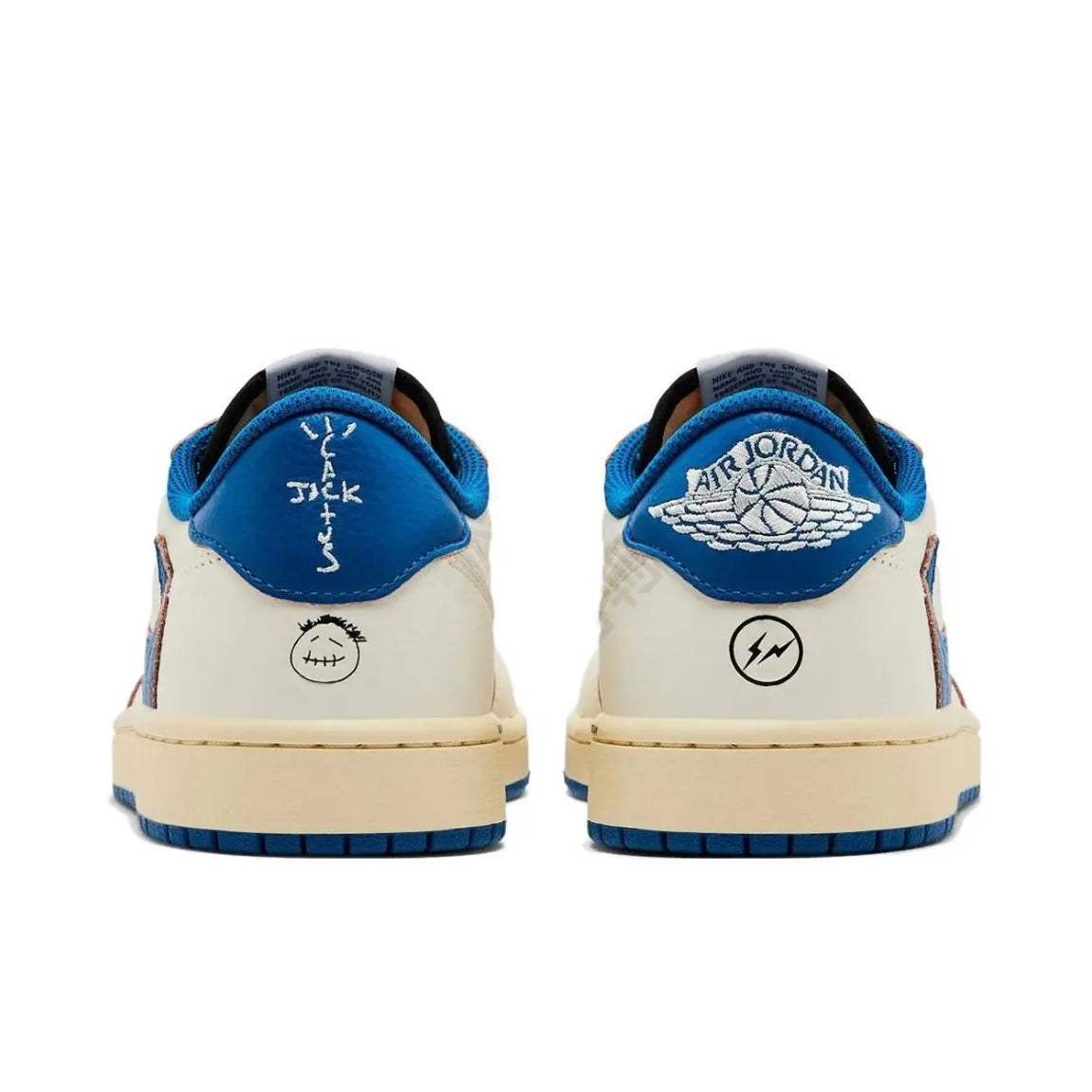 Jordan 1 Retro Low OG SP Fragment x Travis Scott Sail Military Blue